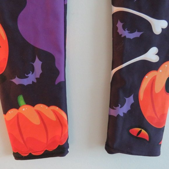 FIERCEPULSE Halloween Witch Leggings Pumpkin Goth Punk Alt Cosplay - Size S - Picture 13 of 14